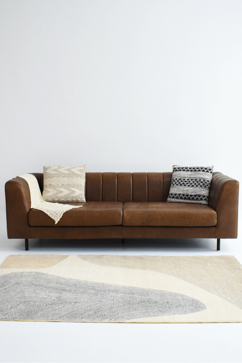 Sandy Grey Shores Carpet | Scandinavian | Polyfibre Cashmere Series - The Carpetier™