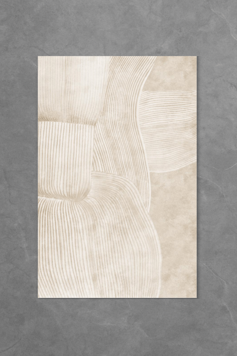 Sculpted Sand Floor Mat | Polyfibre Cashmere - The Carpetier™