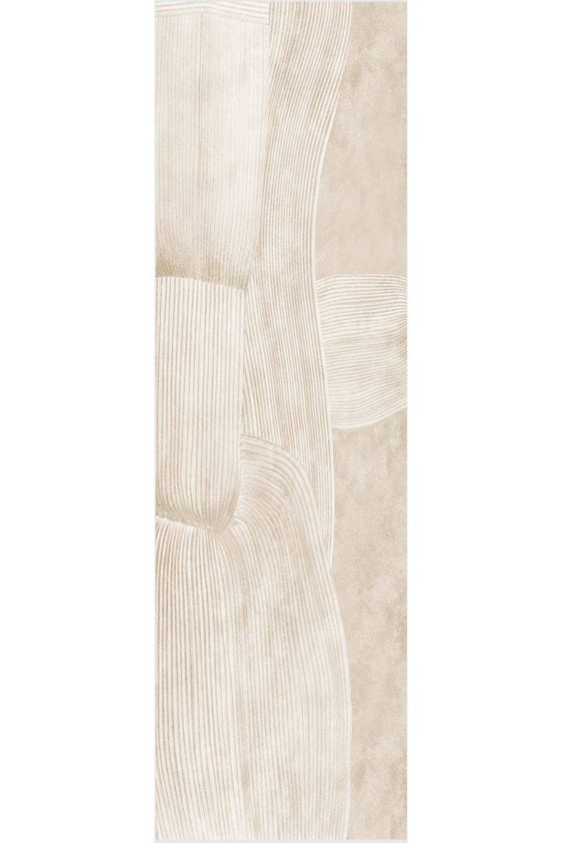 Sculpted Sand Runner | Polyfibre Cashmere - The Carpetier™