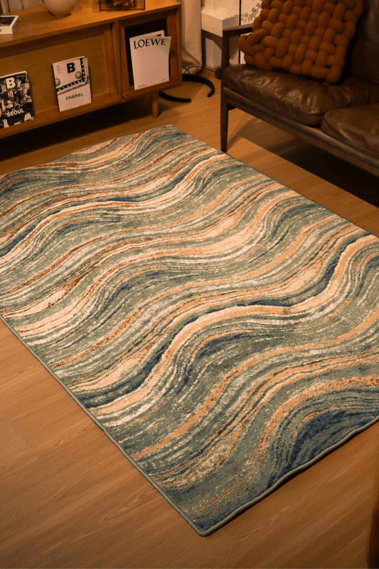 Seaside Drift Carpet | Wilton Dyed Series - The Carpetier™