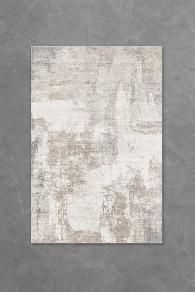 Silver Blue Mist Floor Mat | Polyfibre Cashmere - The Carpetier™