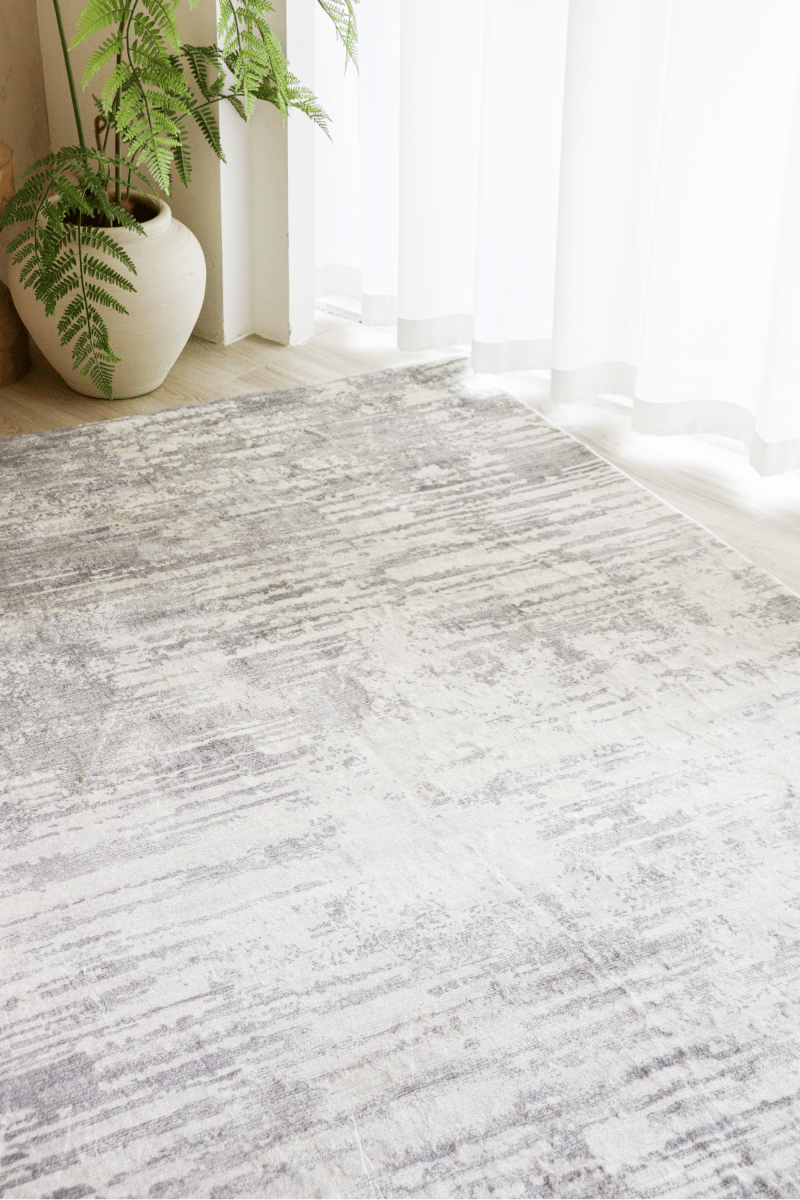 Silver Frost Carpet | Modern | Polyfibre Cashmere Series - The Carpetier™