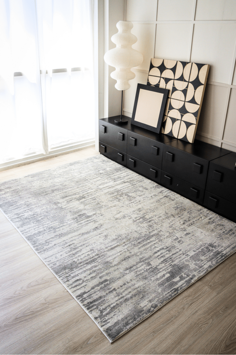 Silver Frost Carpet | Modern | Polyfibre Cashmere Series - The Carpetier™