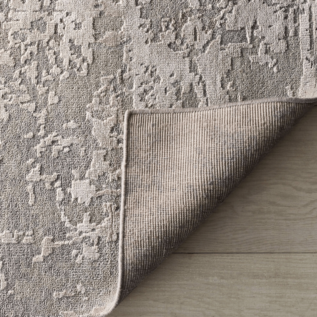 Silver Sage Carpet | Luxury Wool & Silk Hand - knotted - The Carpetier™
