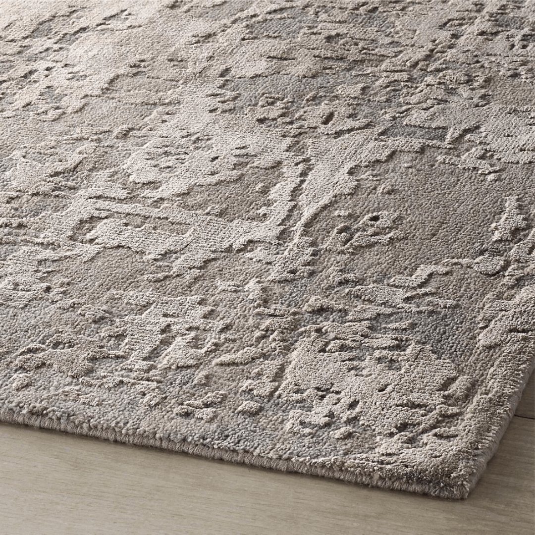 Silver Sage Carpet | Luxury Wool & Silk Hand - knotted - The Carpetier™