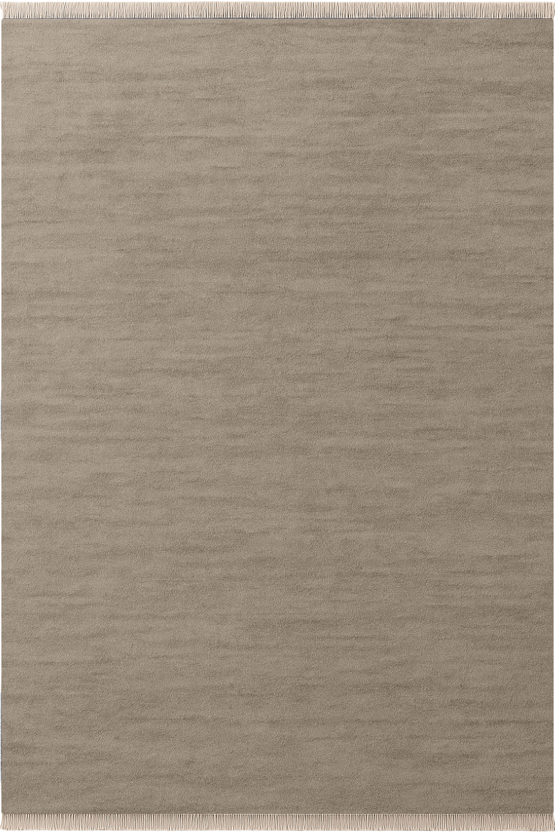 Stone | New Zealand Wool Handloomed With Tassels - The Carpetier™