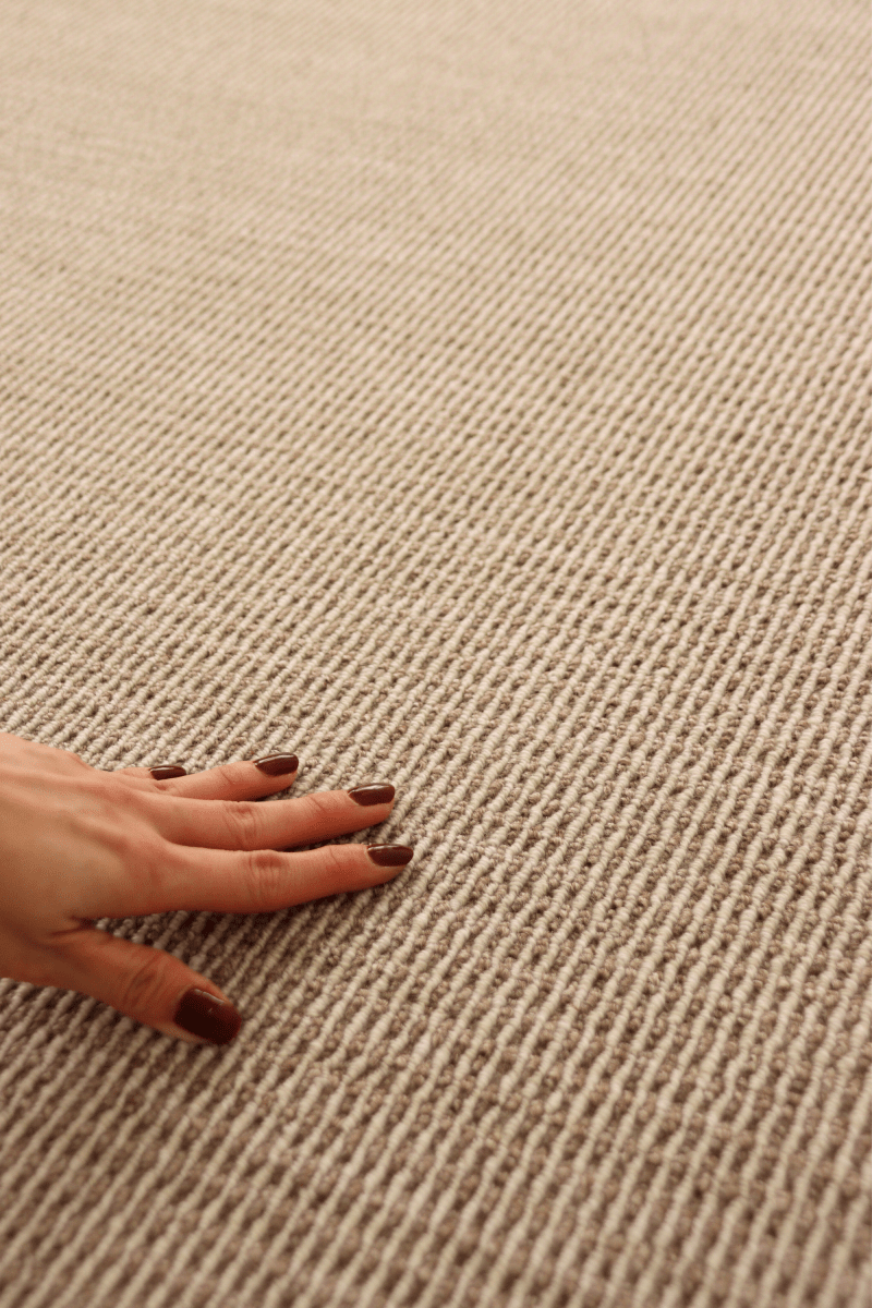 Taupe & Cream Multi - Coloured Loop Pile Carpet | Earth Series - The Carpetier™