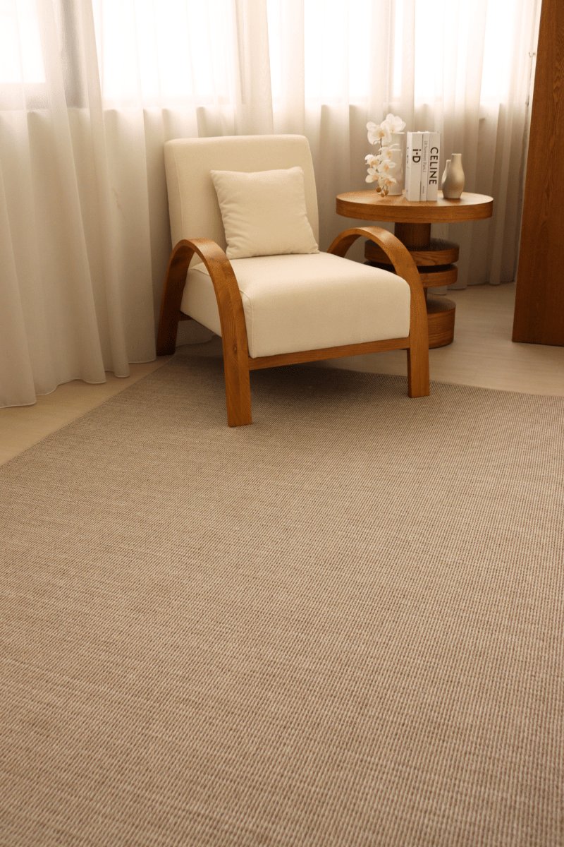 Taupe & Cream Multi - Coloured Loop Pile Carpet | Earth Series - The Carpetier™