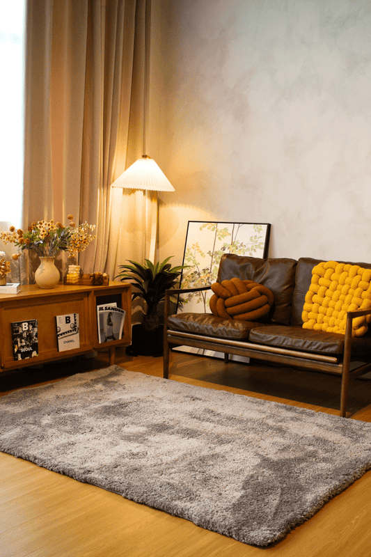 Taupe Grey LuxeFur Carpet | LuxeFur Dyed Series - The Carpetier™