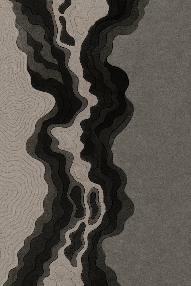 Terra Rug in Charcoal Ripple | Customizable - The Carpetier™