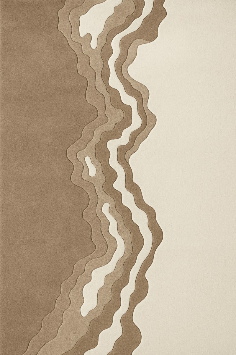 Terra Rug in Latte | Customizable - The Carpetier™