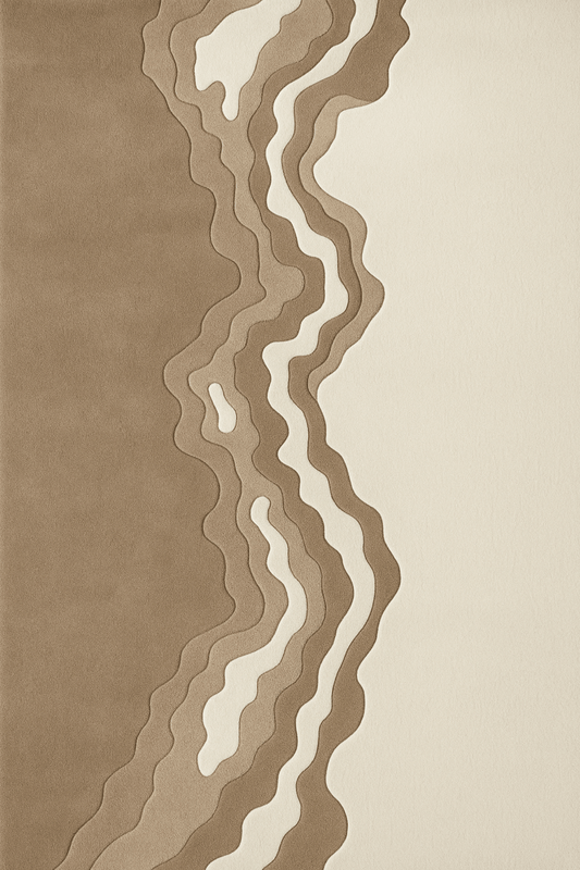 Terra Rug in Latte | Customizable - The Carpetier™