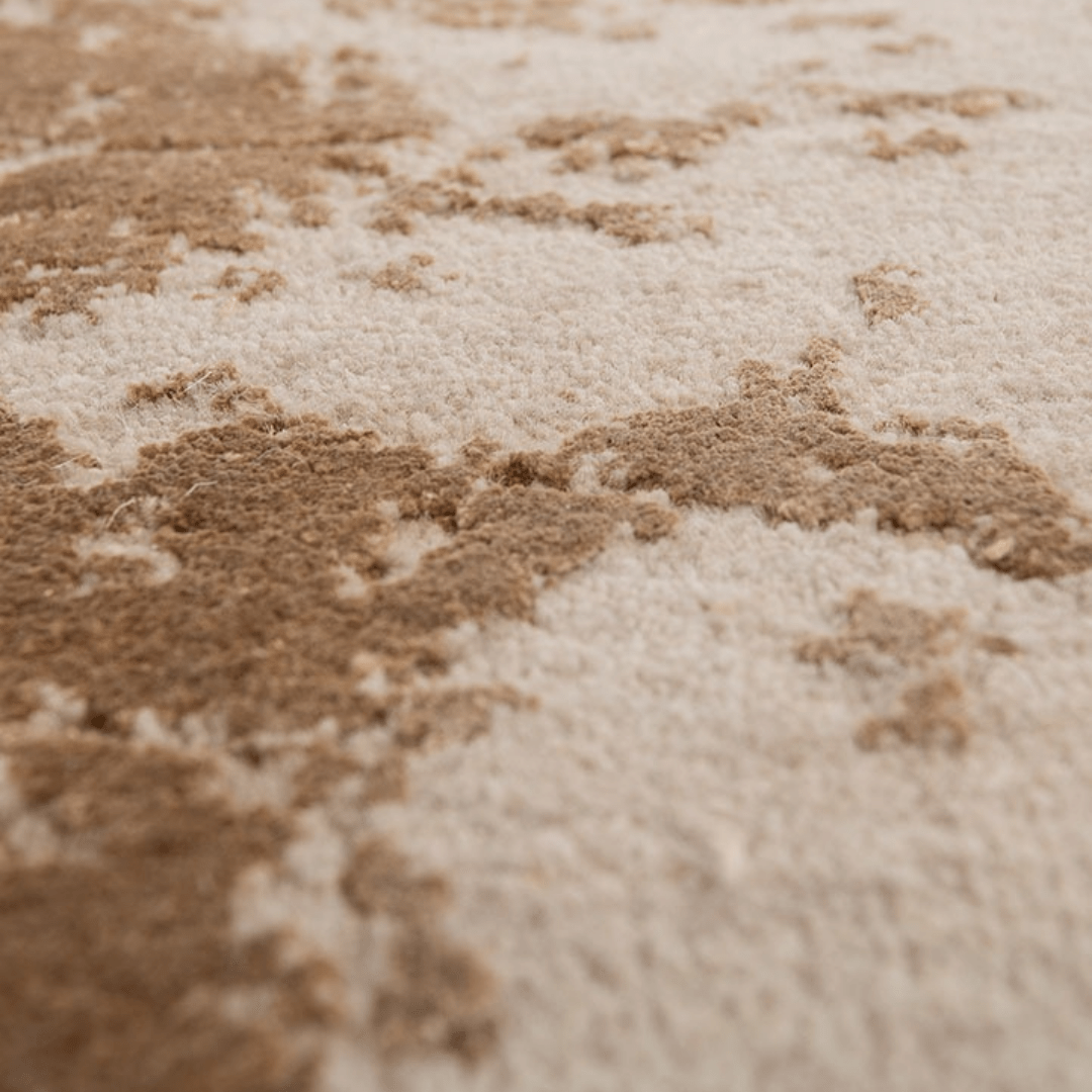 Toffee Cloud Carpet | Luxury Wool & Silk Hand - knotted - The Carpetier™