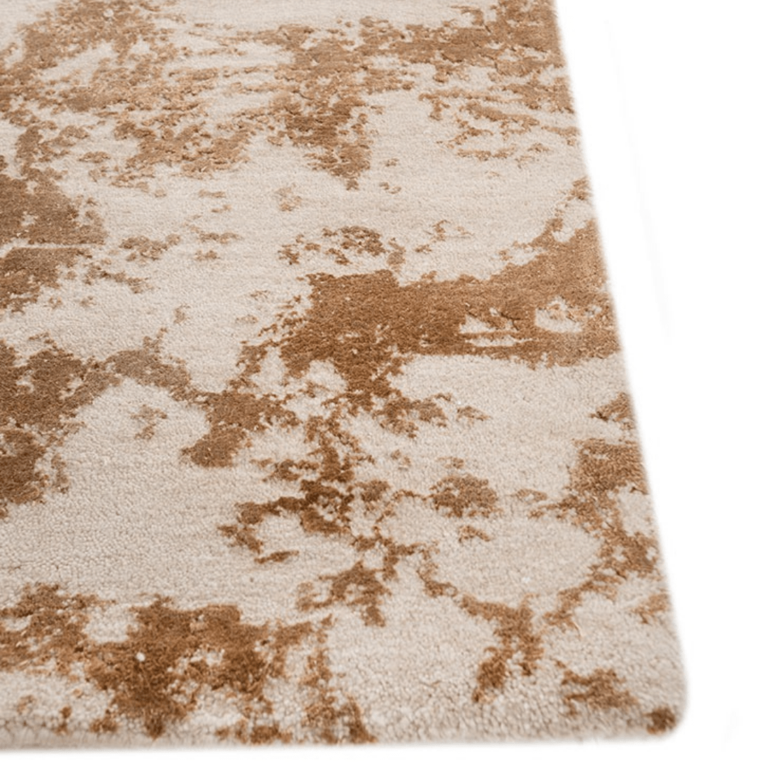 Toffee Cloud Carpet | Luxury Wool & Silk Hand - knotted - The Carpetier™