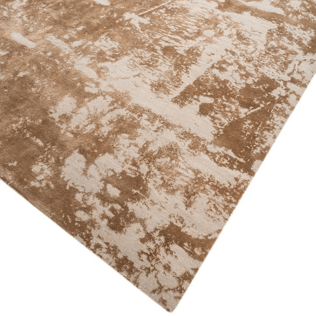 Toffee Cloud Carpet | Luxury Wool & Silk Hand - knotted - The Carpetier™