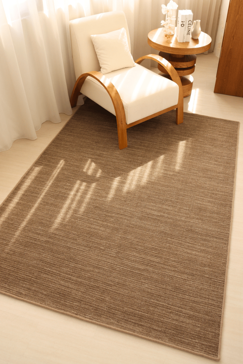 Walnut & Cream Multi - Coloured Loop Pile Carpet | Earth Series - The Carpetier™