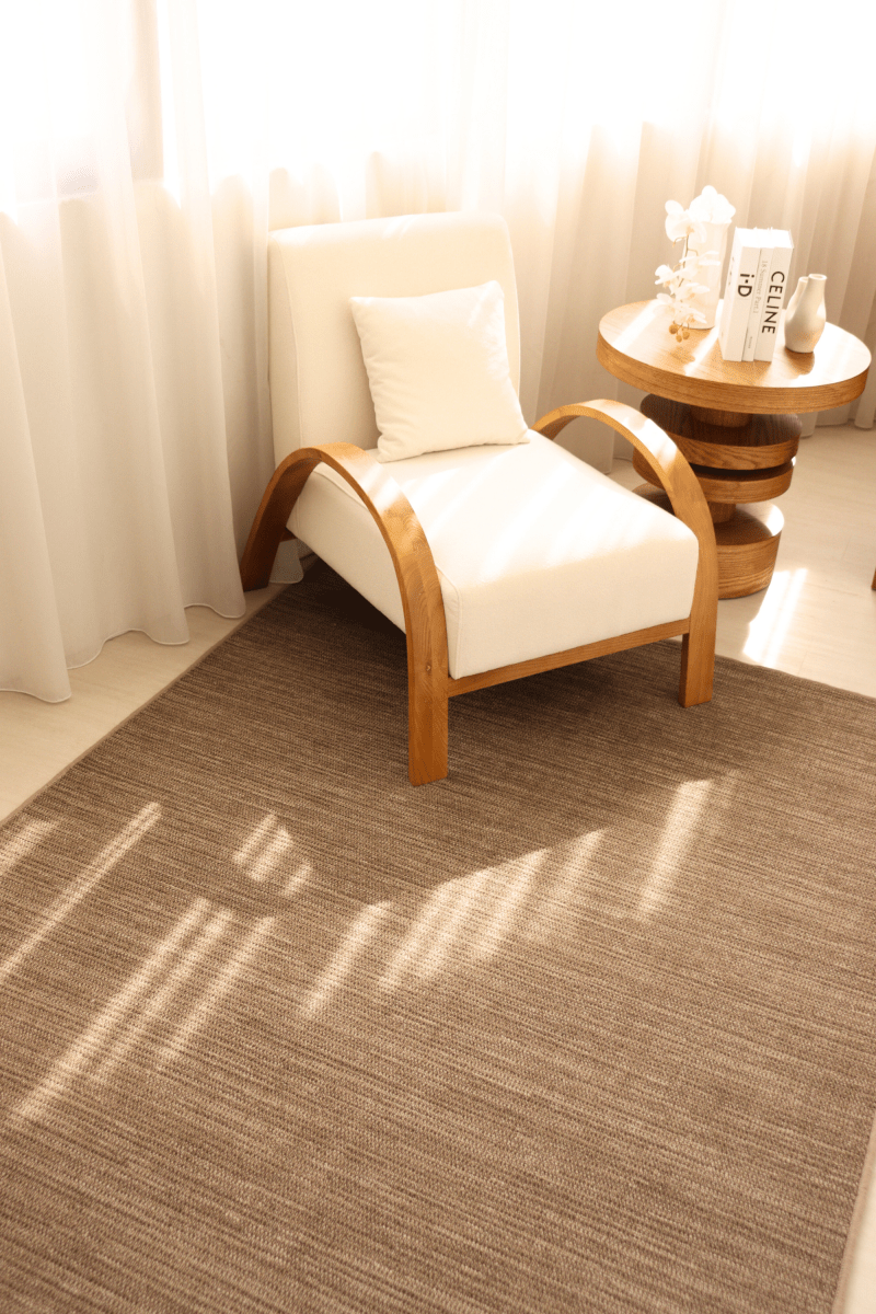 Walnut & Cream Multi - Coloured Loop Pile Carpet | Earth Series - The Carpetier™