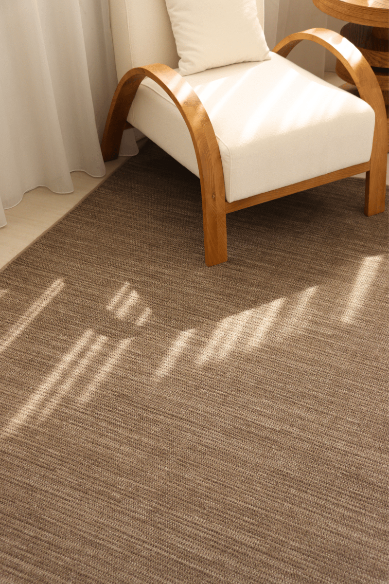 Walnut & Cream Multi - Coloured Loop Pile Carpet | Earth Series - The Carpetier™