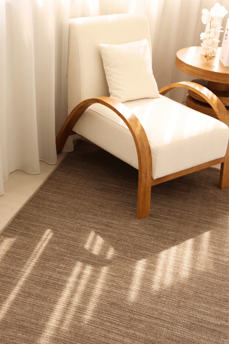 Walnut & Cream Multi - Coloured Loop Pile Carpet | Earth Series - The Carpetier™