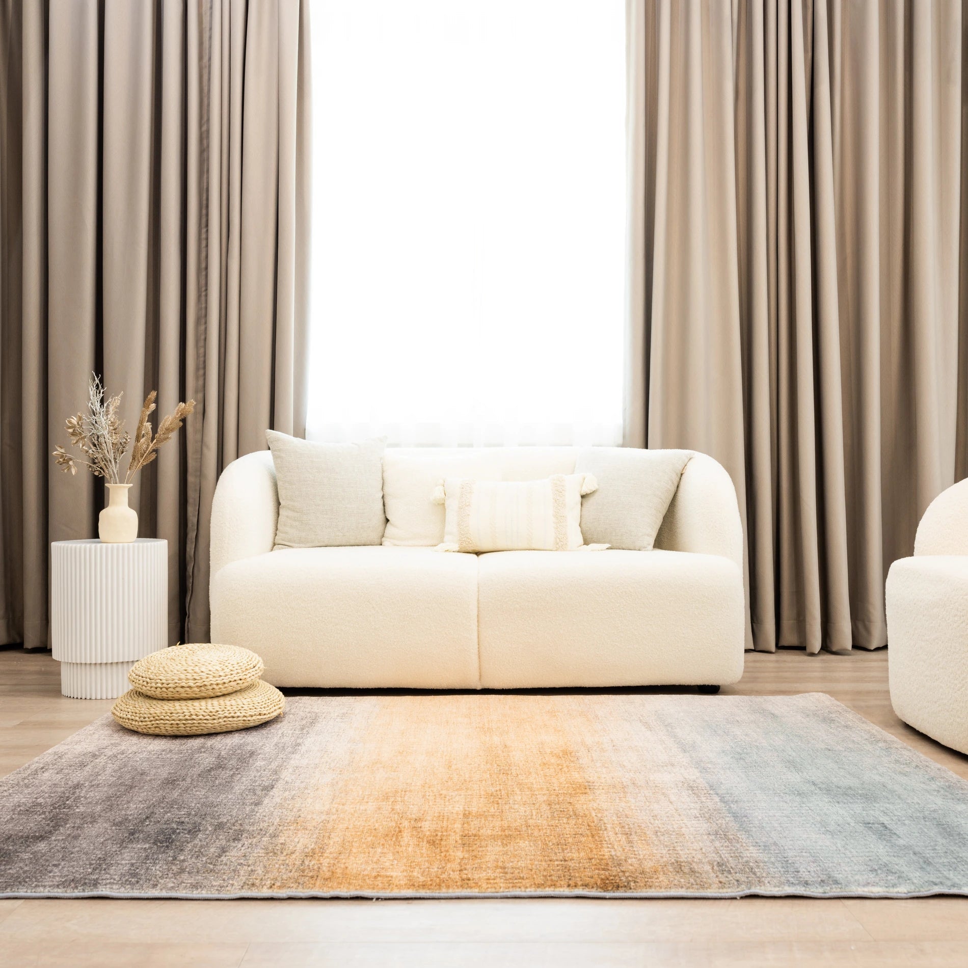 Elevate the look of your space with this stylish design. This contemporary carpet will add a touch of luxury to any room.