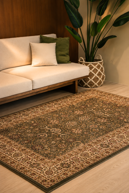 Dark Jade Carpet | Al Safa | Royal Persian Series