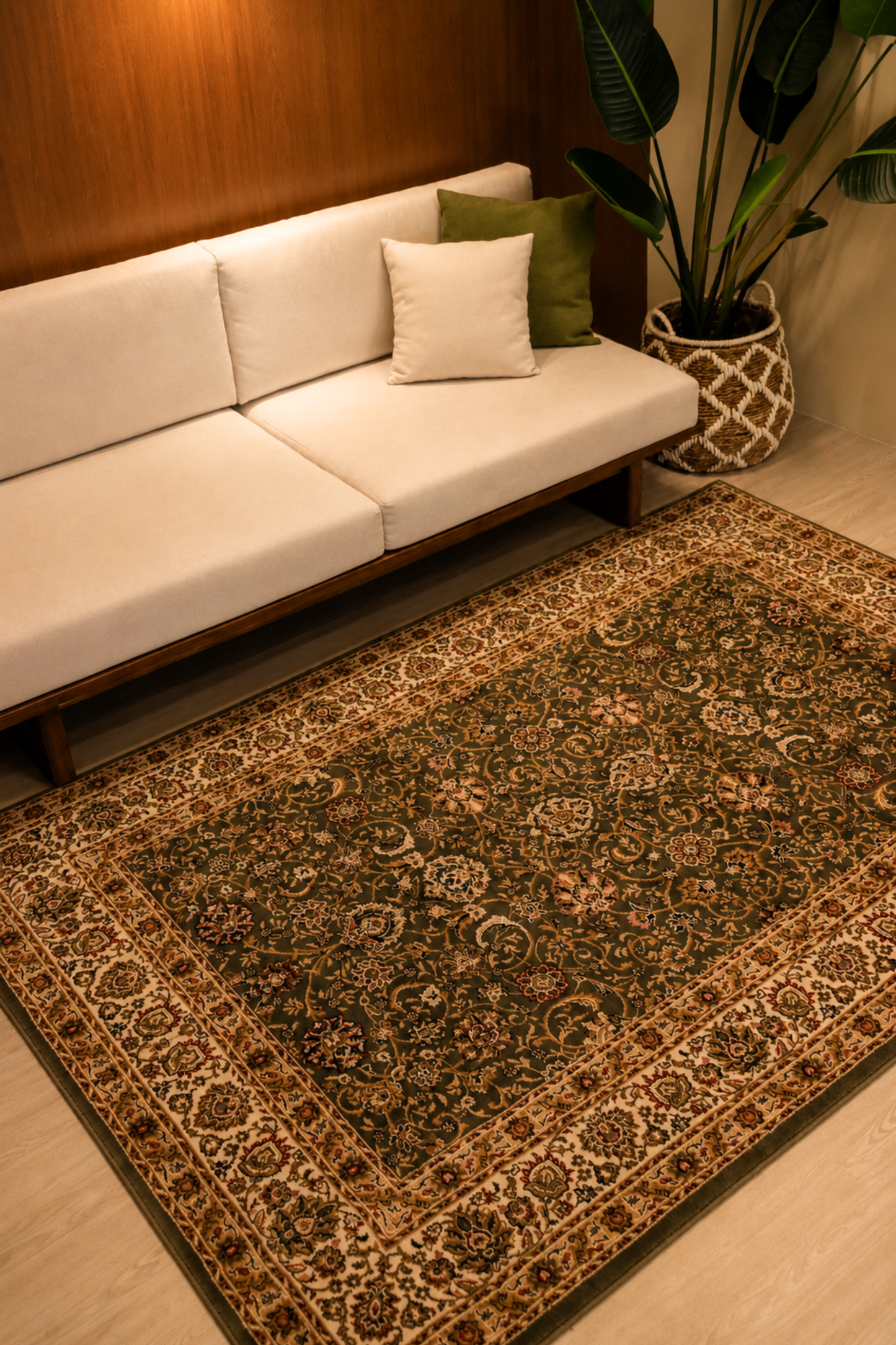 Dark Jade Carpet | Al Safa | Royal Persian Series