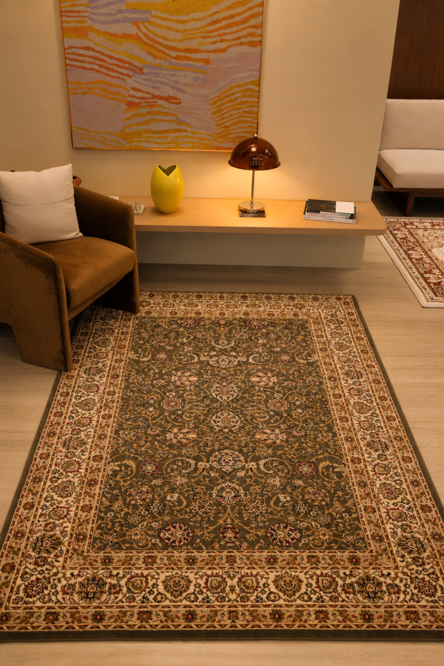 Dark Jade Carpet | Al Safa | Royal Persian Series