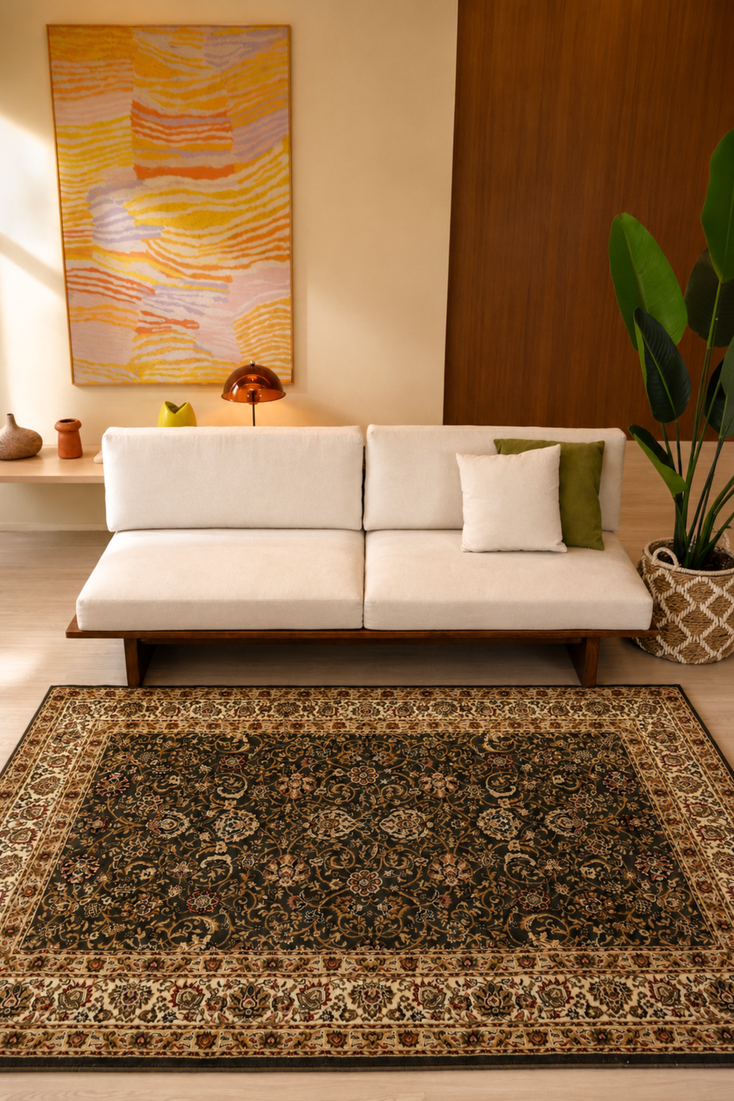 Dark Jade Carpet | Al Safa | Royal Persian Series