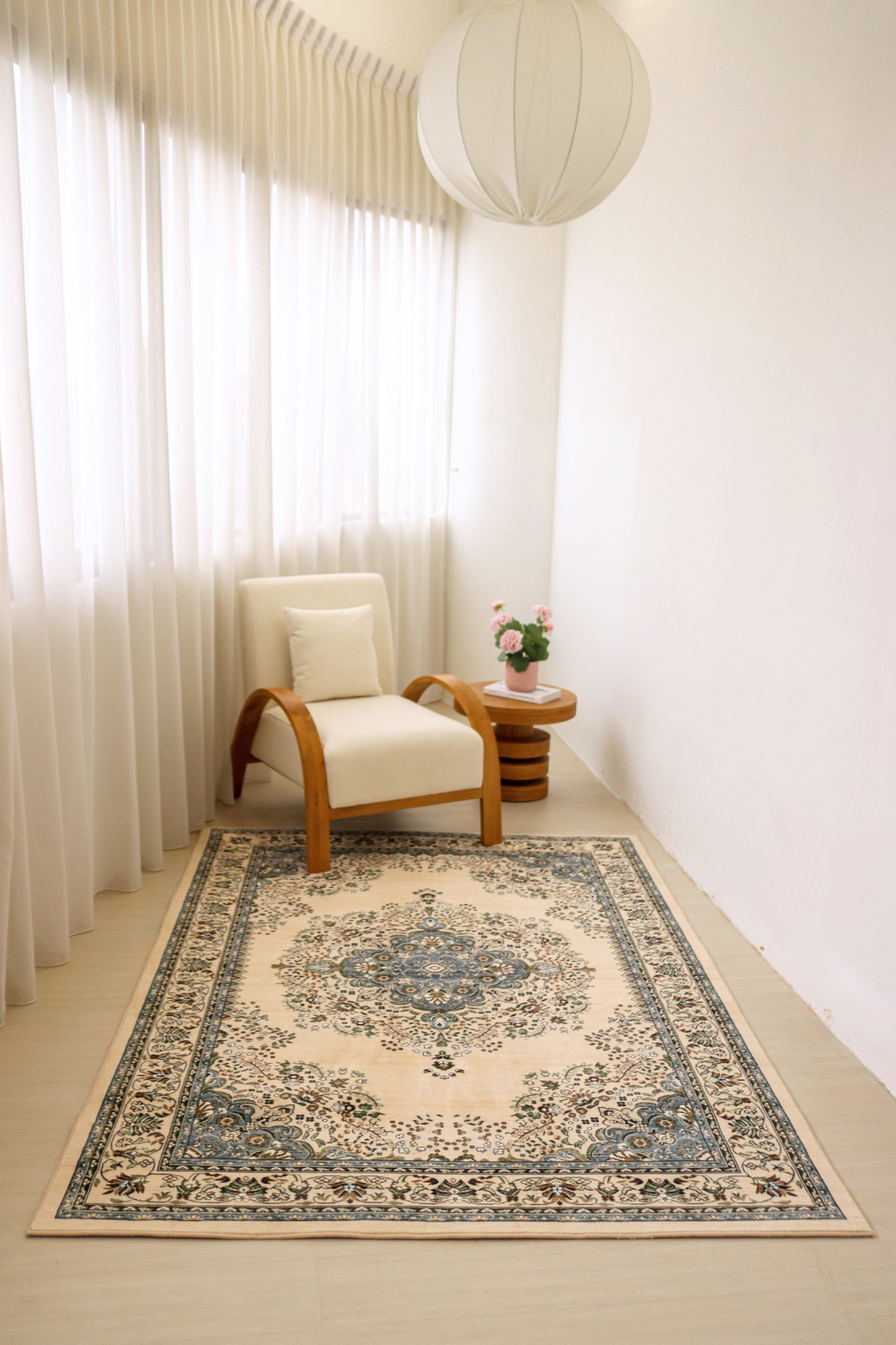 Blueveil Medallion Carpet | Polyfibre Cashmere