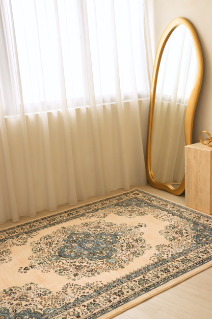 Blueveil Medallion Carpet | Polyfibre Cashmere