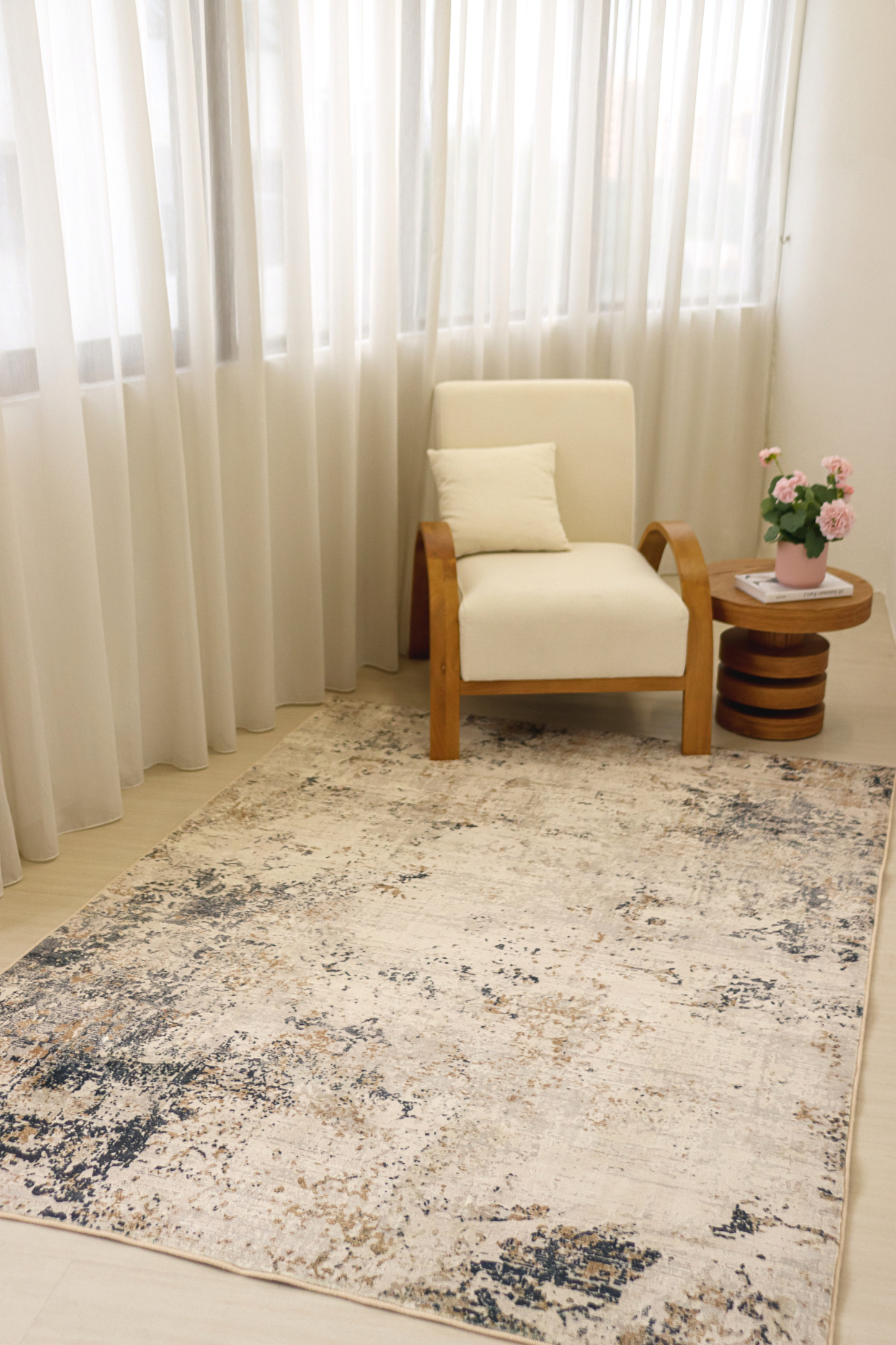 Azure Copperstone Carpet | Polyfibre Cashmere