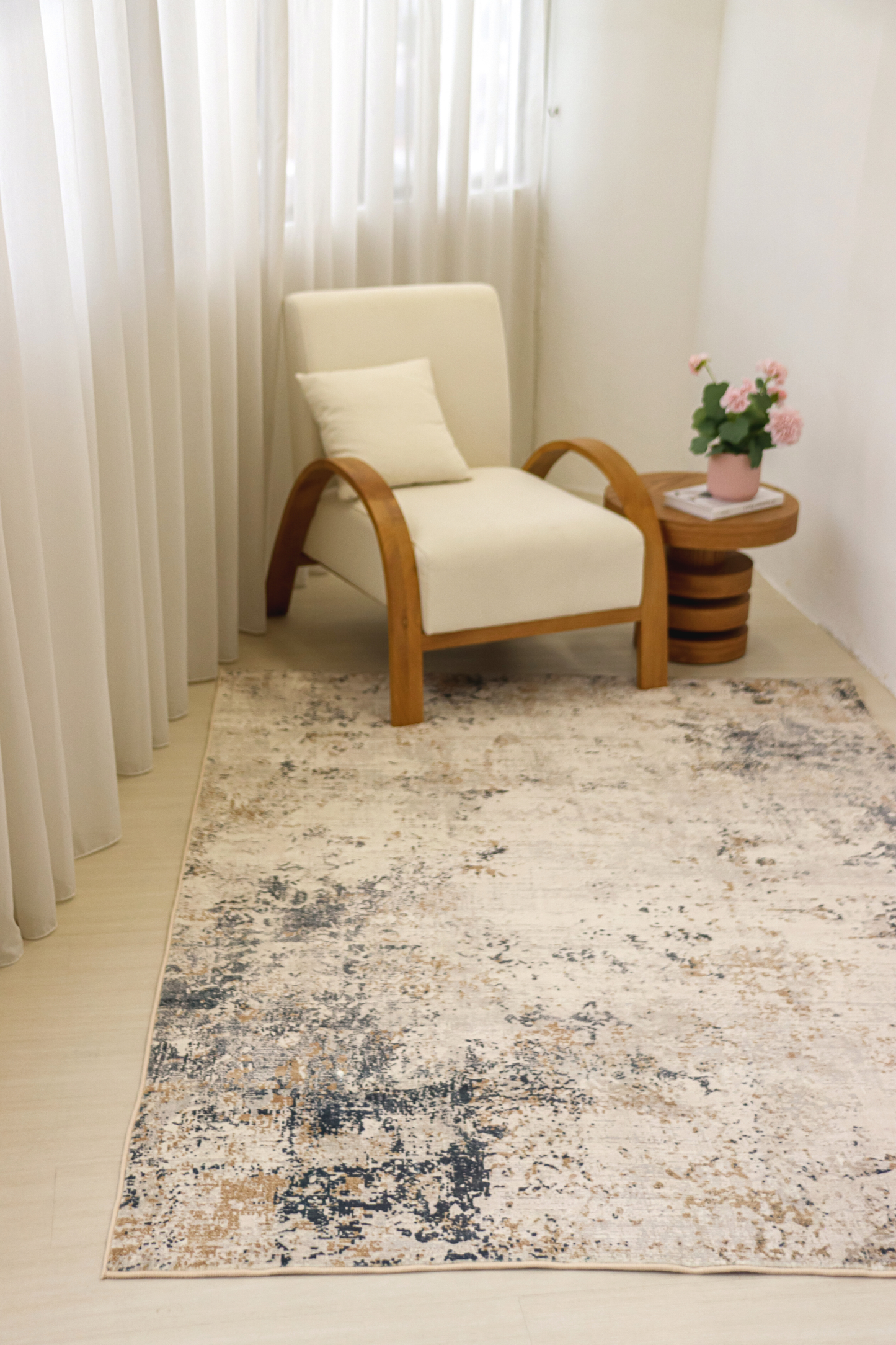 Azure Copperstone Carpet | Polyfibre Cashmere