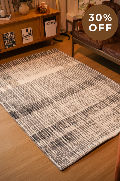 Graphite Grid Carpet | Wilton Dyed Series