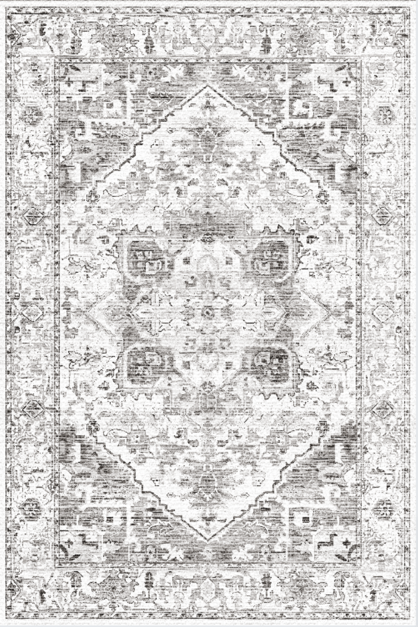 Grey Imperial Carpet | Polyfibre Cashmere