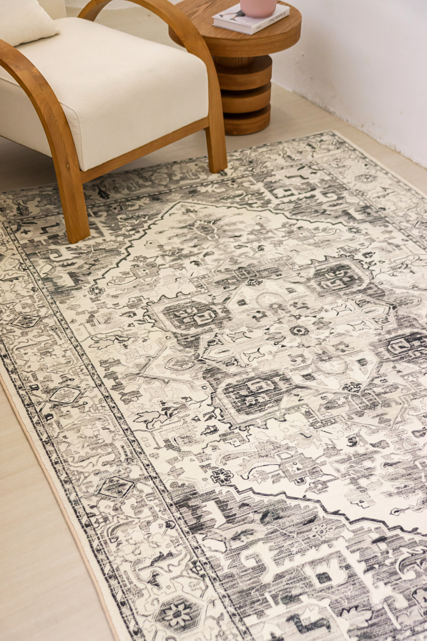 Grey Imperial Carpet | Polyfibre Cashmere