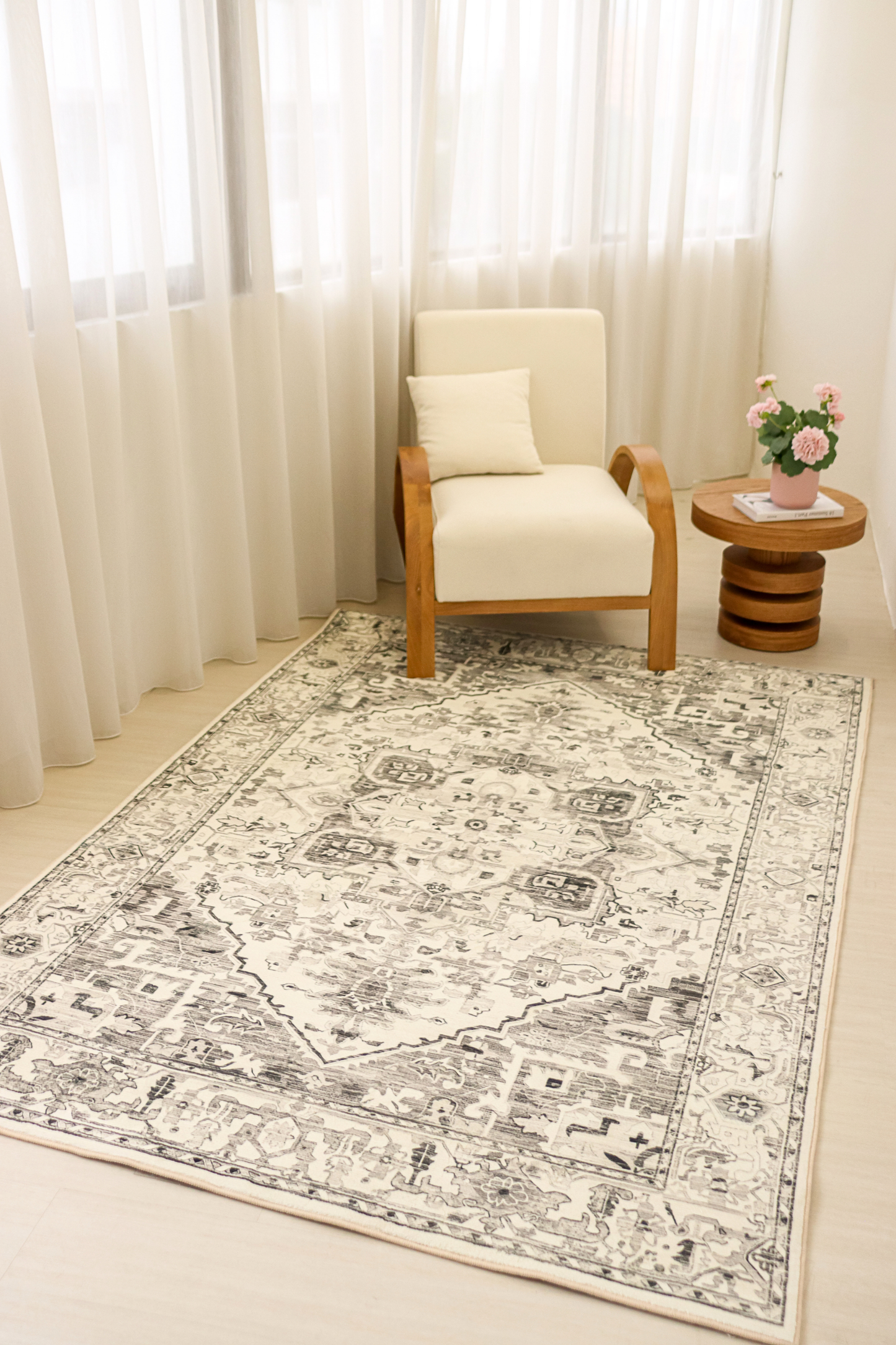 Grey Imperial Carpet | Polyfibre Cashmere