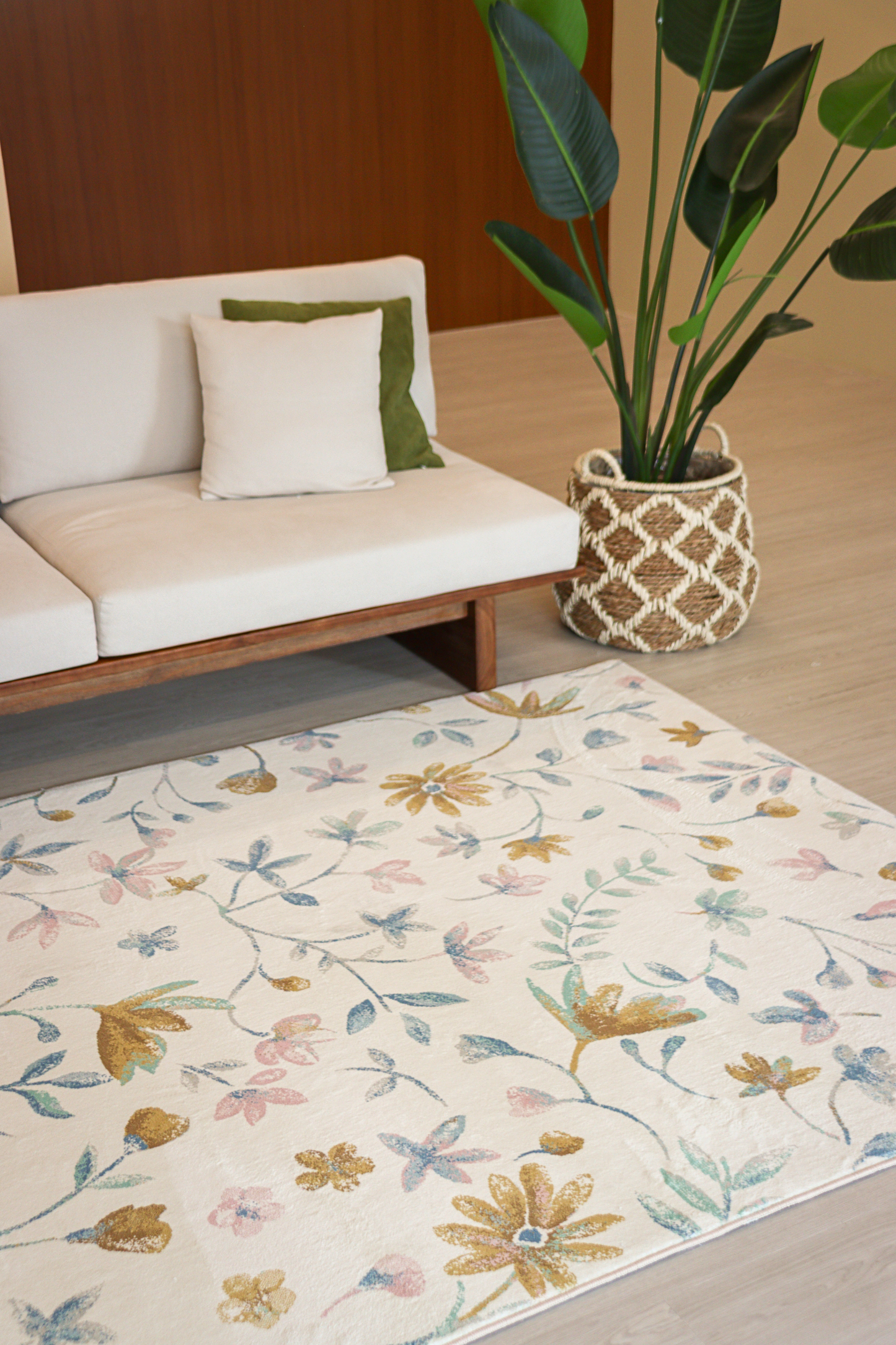 Pastel Garden Carpet | Polyfibre Cashmere
