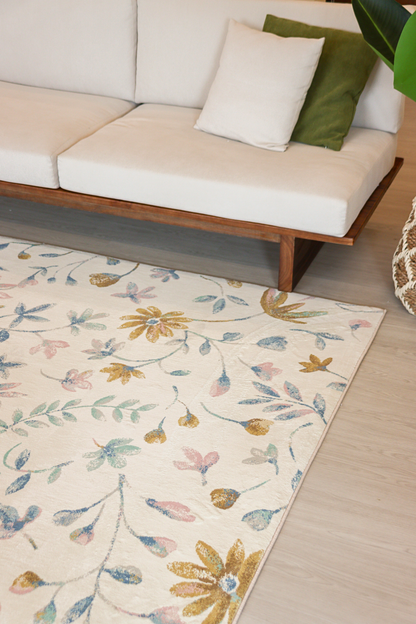 Pastel Garden Carpet | Polyfibre Cashmere