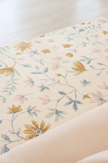 Pastel Garden Carpet | Polyfibre Cashmere
