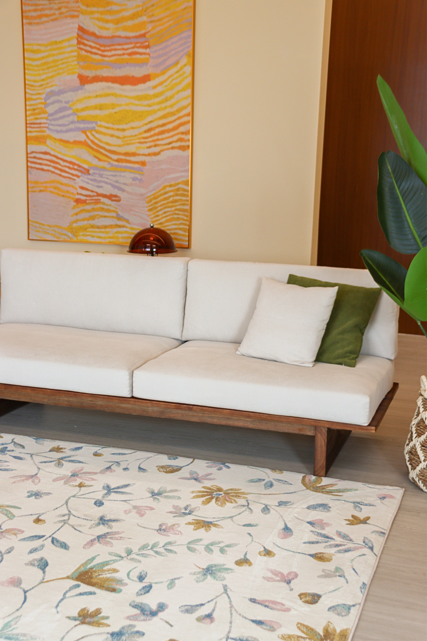 Pastel Garden Carpet | Polyfibre Cashmere