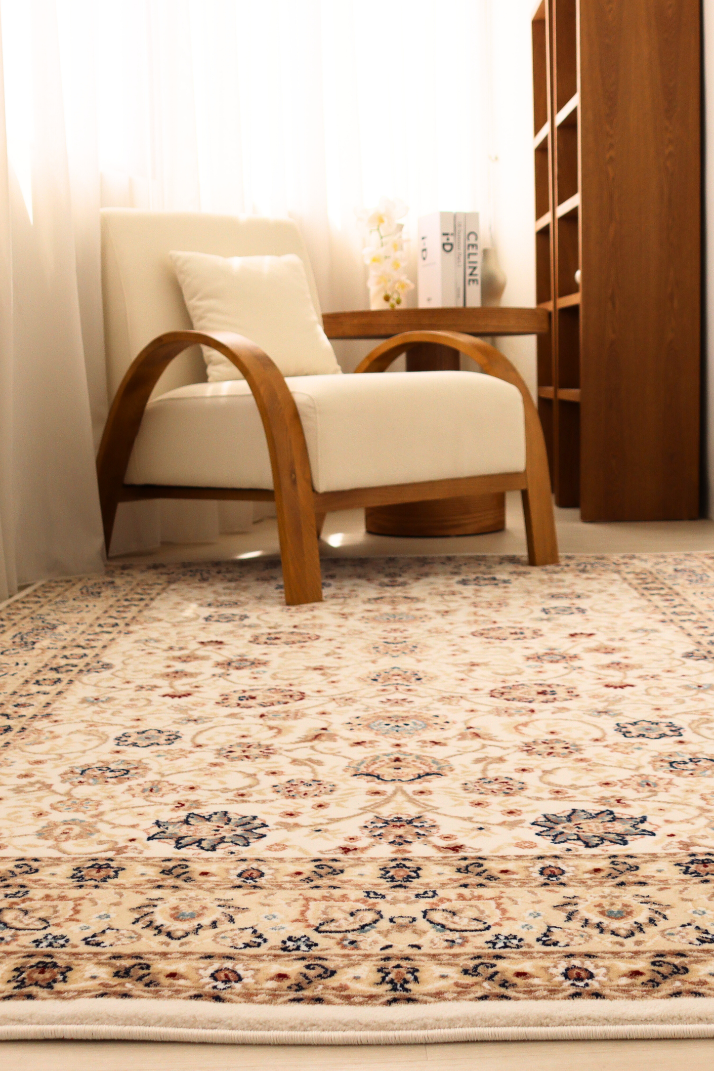 White Garden Carpet | Al Safa | Royal Persian Series
