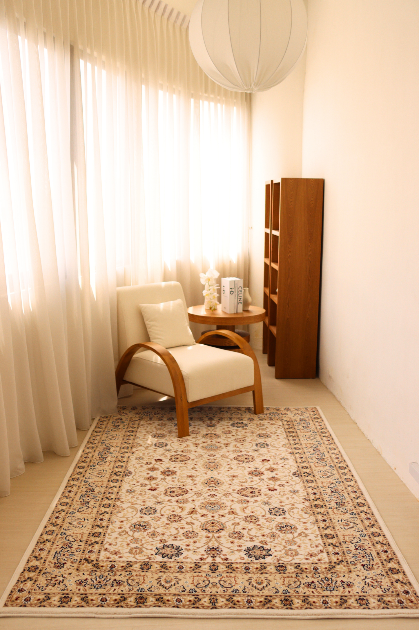 White Garden Carpet | Al Safa | Royal Persian Series