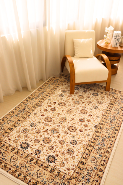 White Garden Carpet | Al Safa | Royal Persian Series