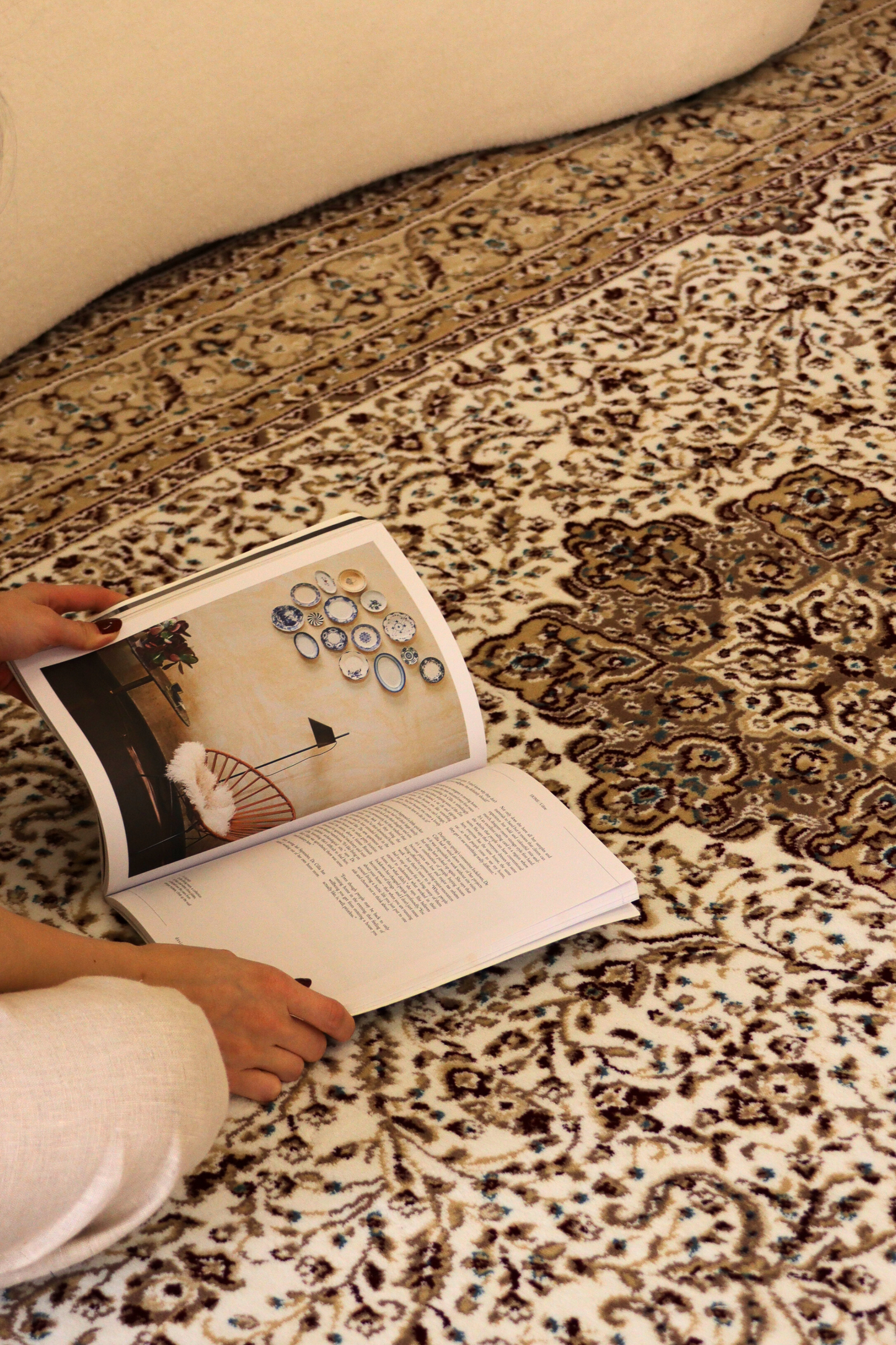 White Ottoman Carpet | Al Safa | Royal Persian Series
