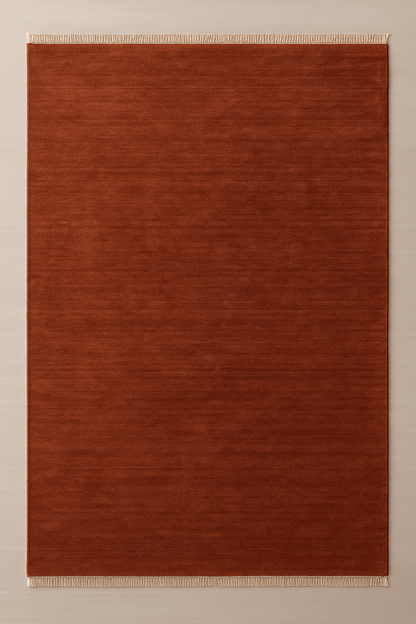 Amber | New Zealand Wool Handloomed With Tassels - The Carpetier™