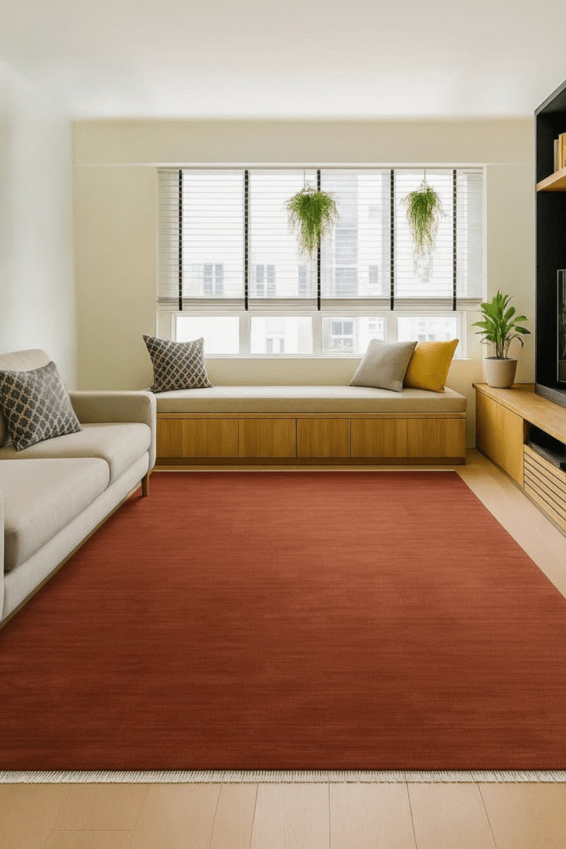 Amber | New Zealand Wool Handloomed With Tassels - The Carpetier™