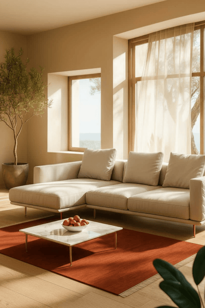 Amber | New Zealand Wool Handloomed With Tassels - The Carpetier™