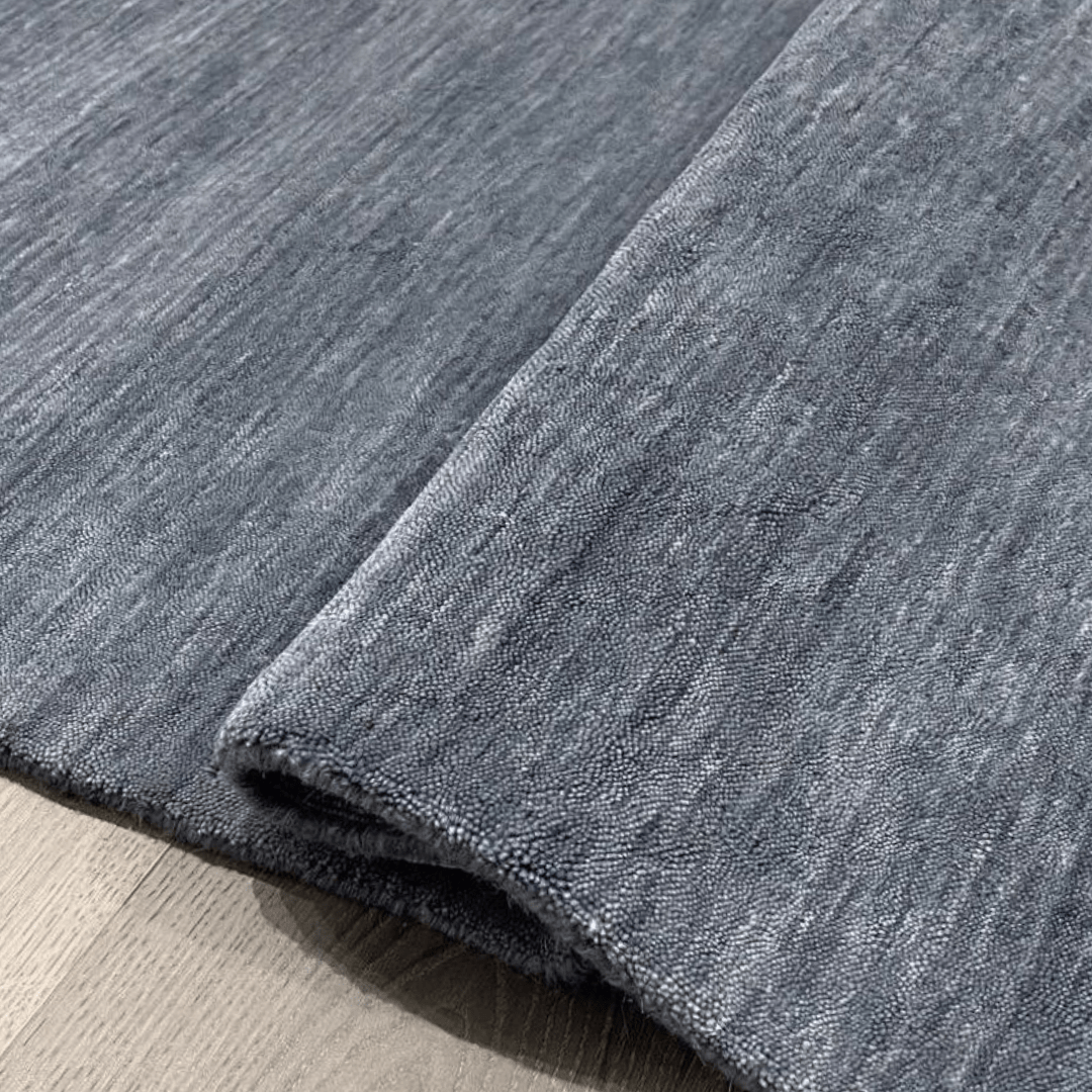 Ash Blue Carpet | Luxury Wool Handloomed - The Carpetier™