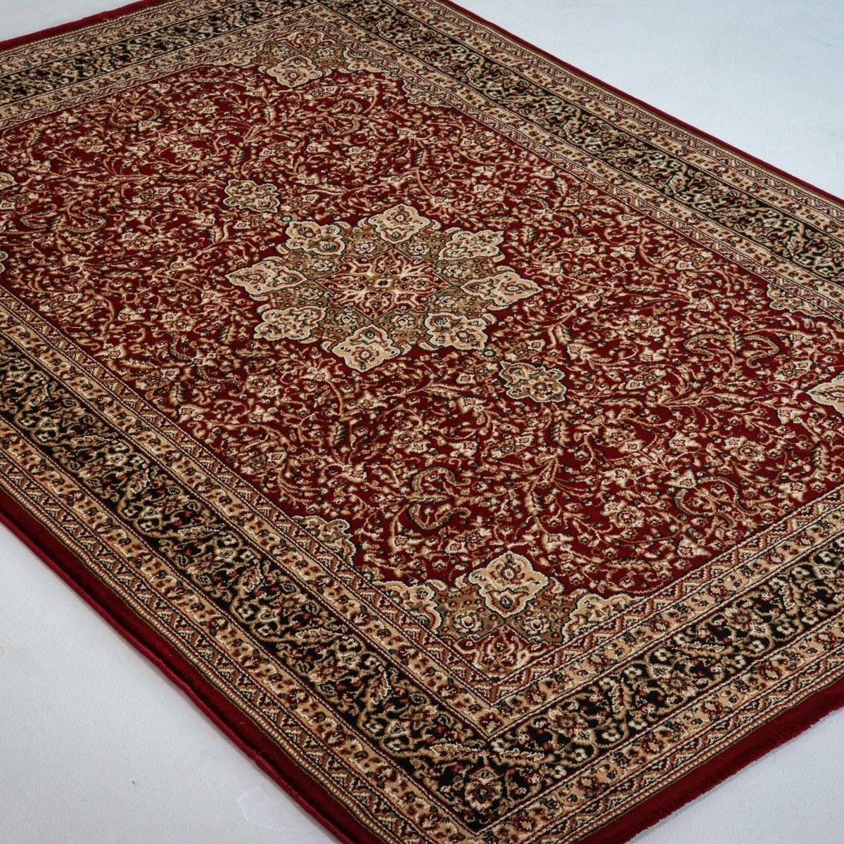 Dark Red Persian Rug with Intricate Details | The Carpetier – The ...