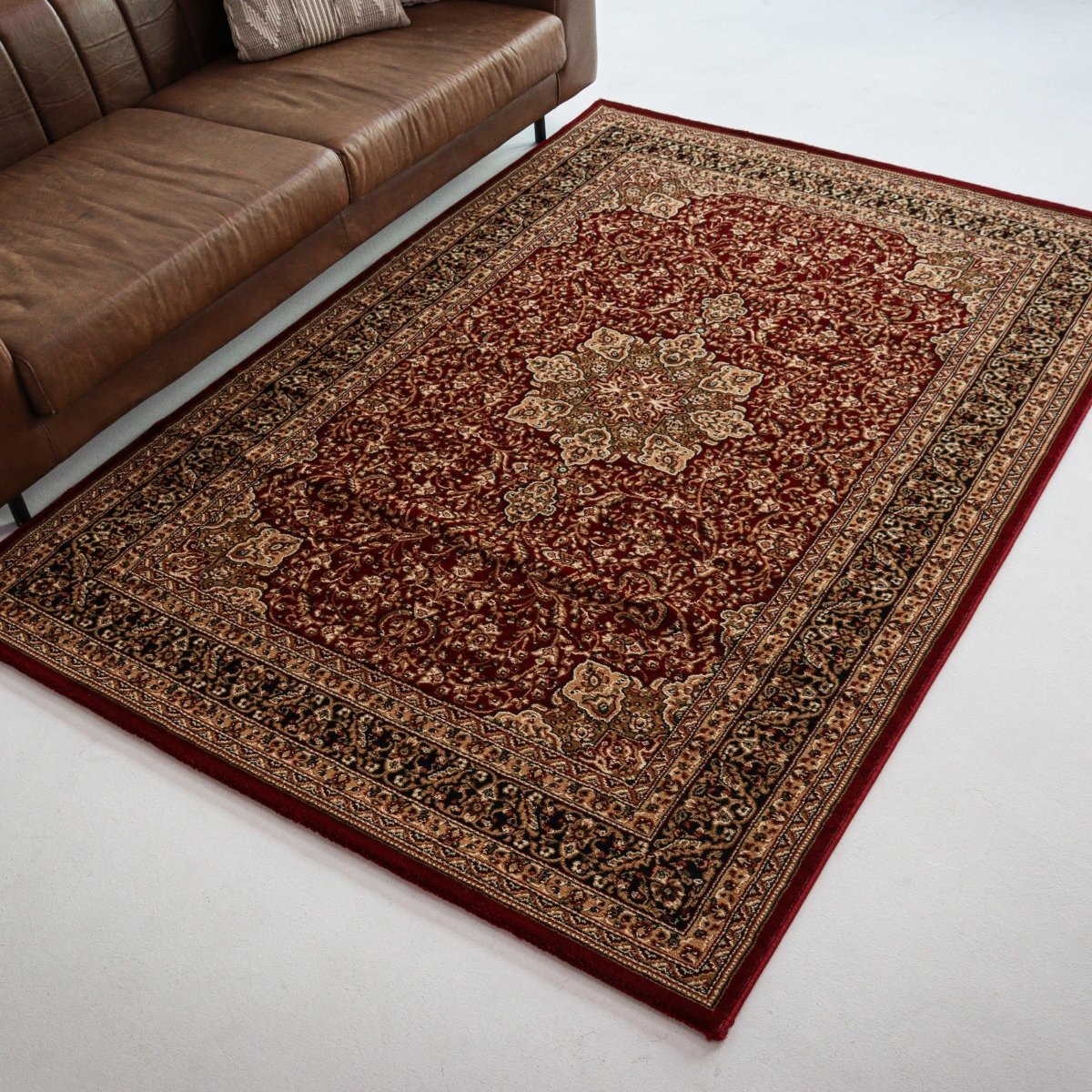 Dark Red Persian Rug with Intricate Details | The Carpetier – The ...